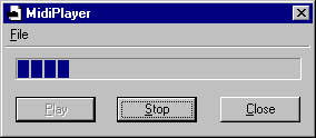 The simple CD player dialog
